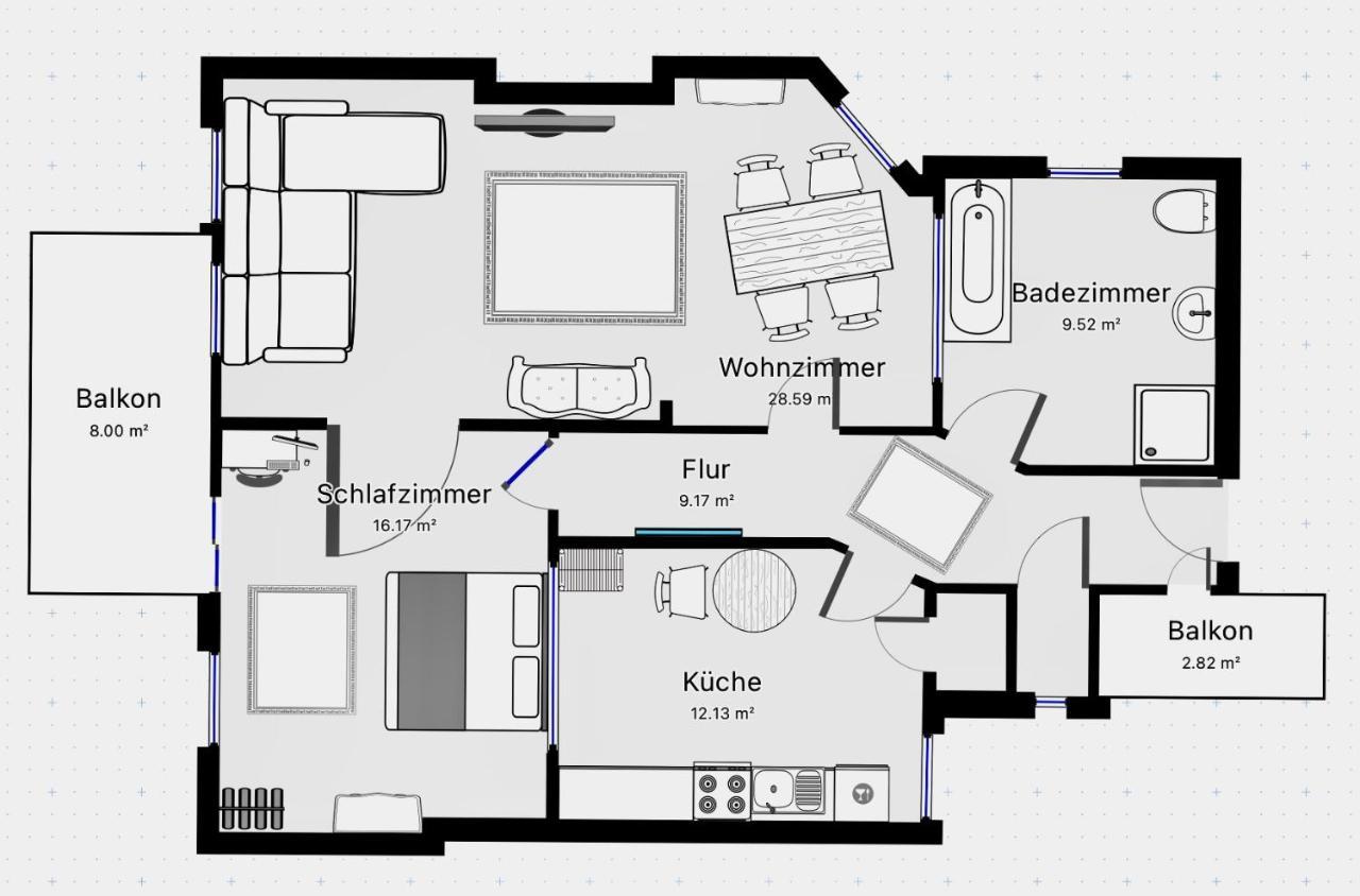 Urban Apartment - Stilvoll & Im Herzen Der Stadt بريمرهافن المظهر الخارجي الصورة